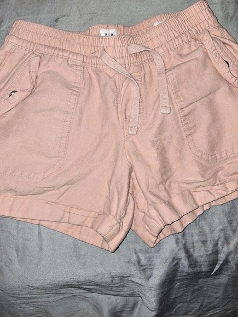 Gap Pull-On Utility Shorts High Waist Pink Shorts